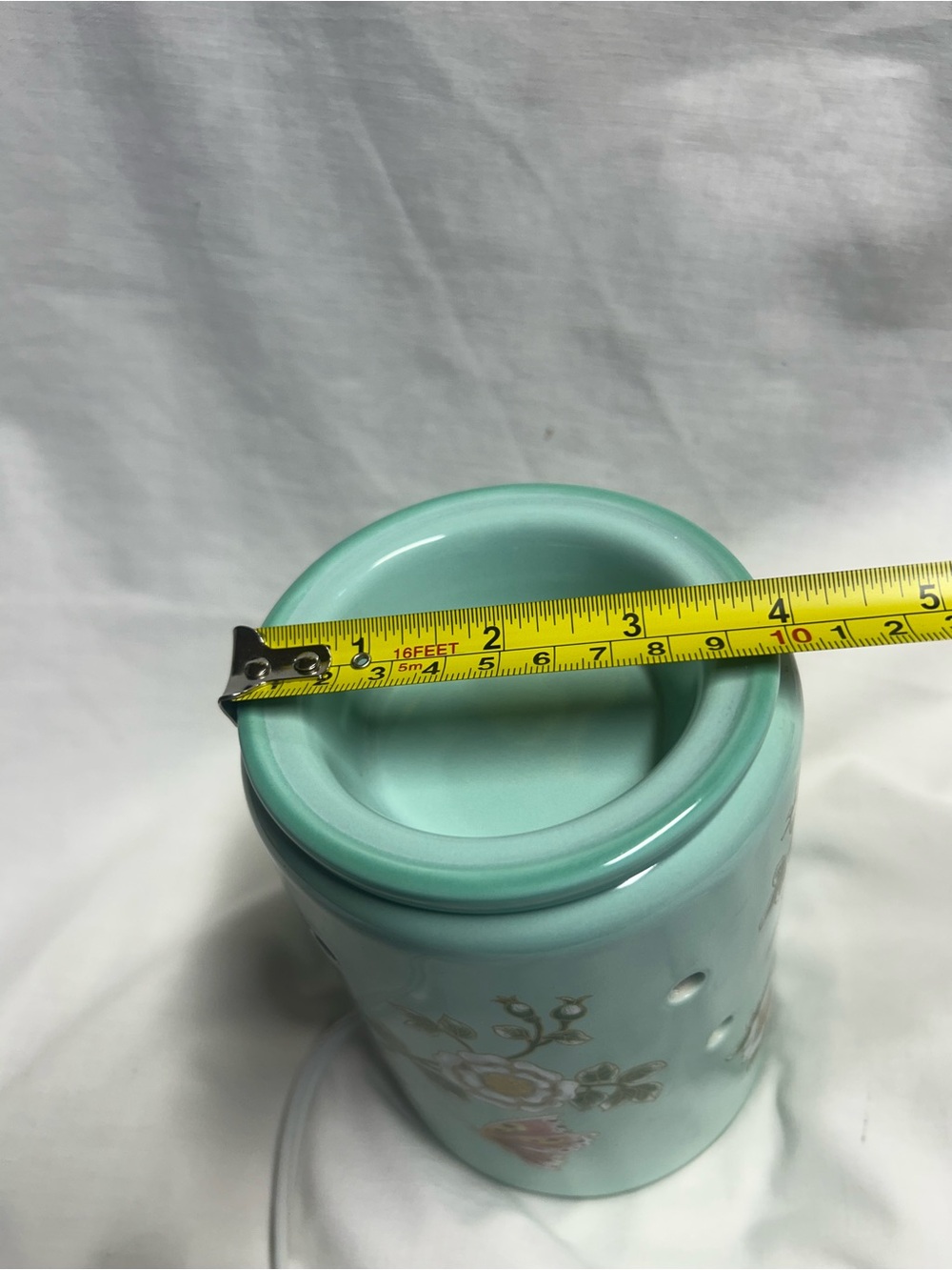 Retired Madame Butterfly Mint Scentsy Wax Warmer - Picture 12 of 13